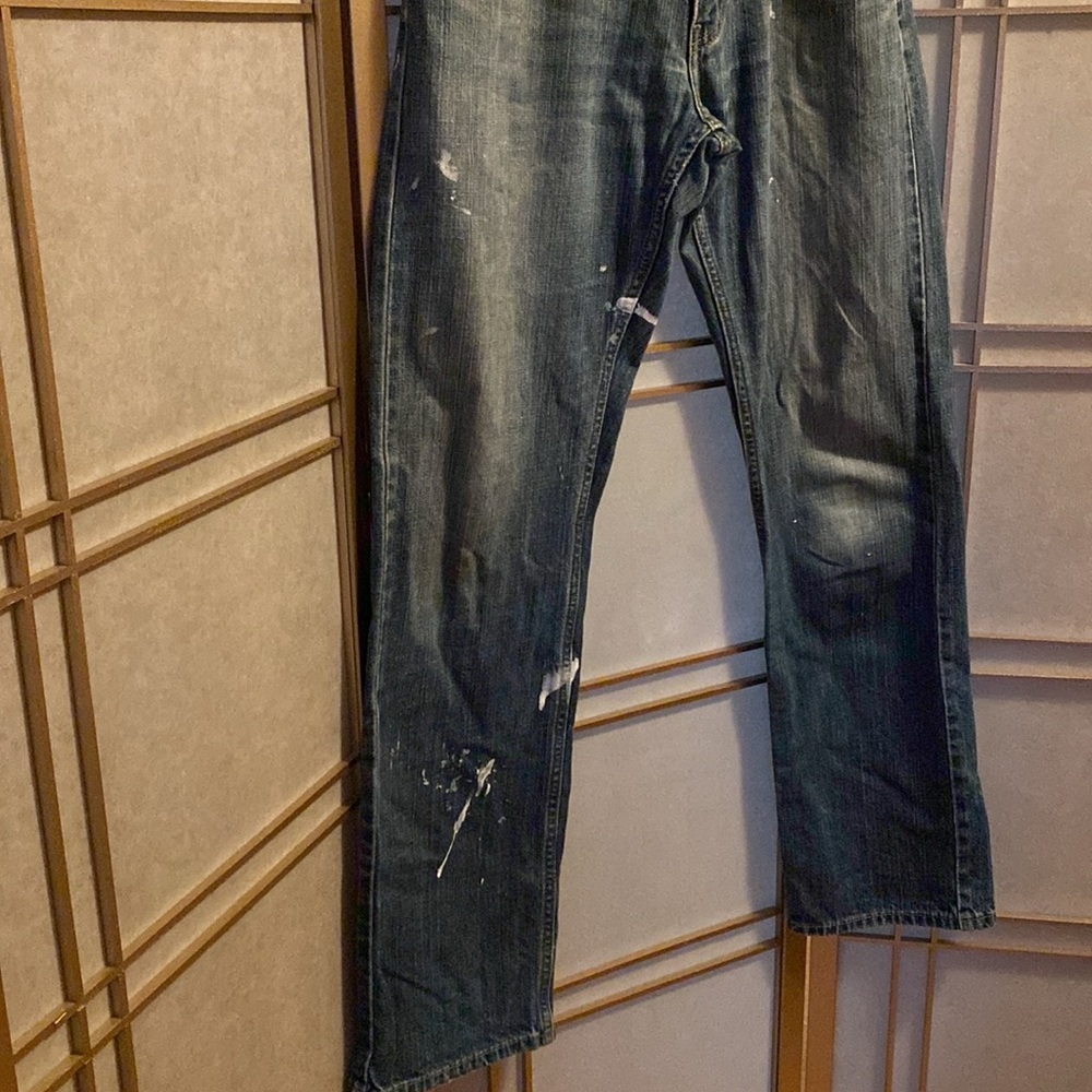 32x32 men’s jeans, Levi’s 514, paint splattered and nicely broken in - Picture 5 of 7